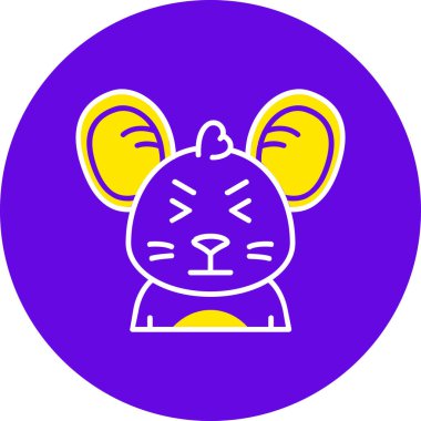 hayvan simgesi vektör illüstrasyonu