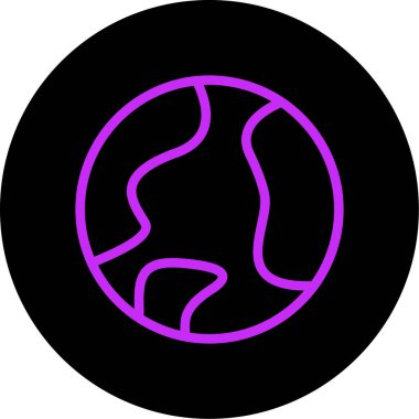 Vektör Planet Earth ICO