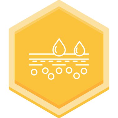 yağ ikonu vektör illüstrasyonu