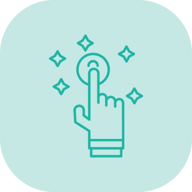 Parmak parmak simgesi olan el