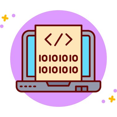 bir ağ simgesine sahip dizüstü bilgisayar, vektör illüstrasyonu