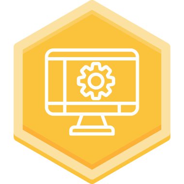 Ayarlama. Web simgesi basit illüstrasyon