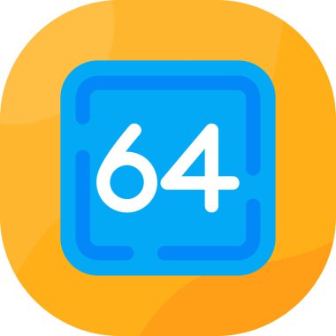 6 numara 5 işaret tasarım şablonu ögesi