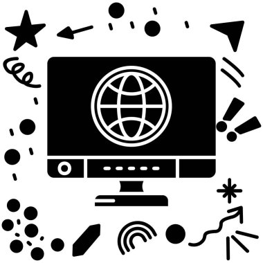 Anahat biçiminde nesnelerin internet simgesi