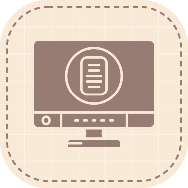 Web simgesi vektör illüstrasyonu