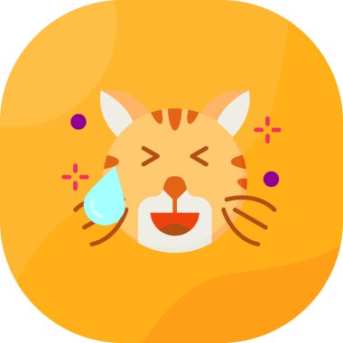 Emoji duygu simgesini düz bir şekilde karşıla