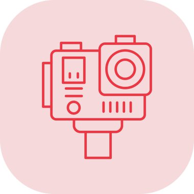 kamera simgesi vektör illüstrasyonu