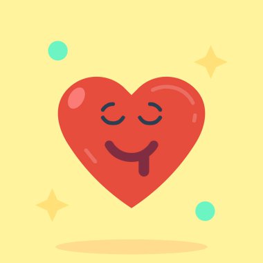 Mutlu yüzlü bir kalp..