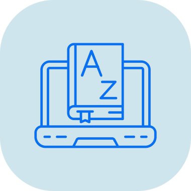 Bilgisayar. Web simgesi basit illüstrasyon