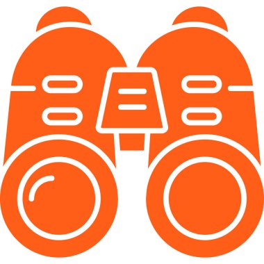 Dürbün. Web simgesi basit illüstrasyon