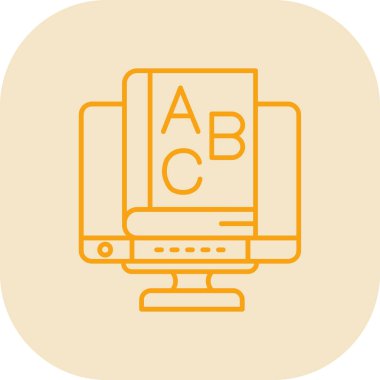 bilgisayar izleme simgesi, vektör illüstrasyonu