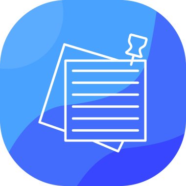 belge simgesi vektör illüstrasyonu