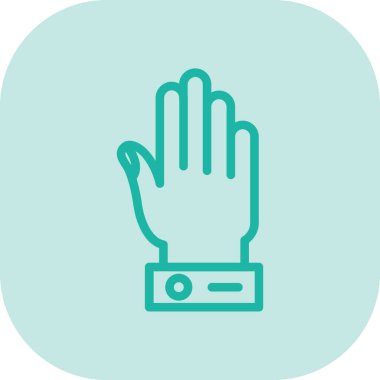 Dokunma simgesinin vektör illüstrasyonu