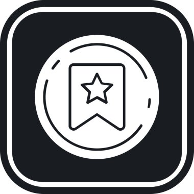 ödül rozeti vektör simgesi modern basit tasarım