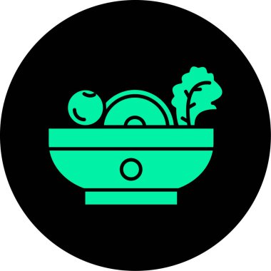 Gıda simgesinin vektör illüstrasyonu