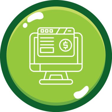 seo modern simgesinin vektör illüstrasyonu