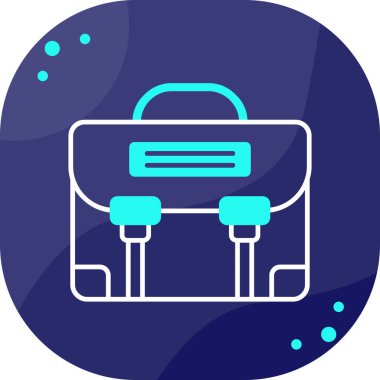 Poşet çanta simgesi düzgün bir şekilde