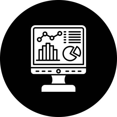 seo modern simgesinin vektör illüstrasyonu