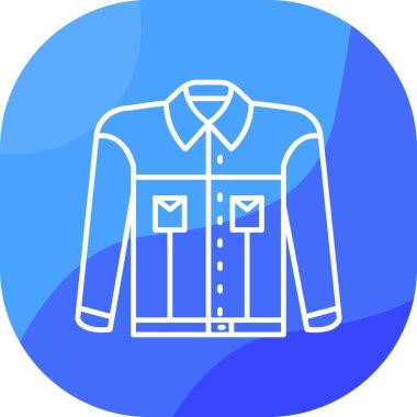 Kıyafetler. Web simgesi basit illüstrasyon