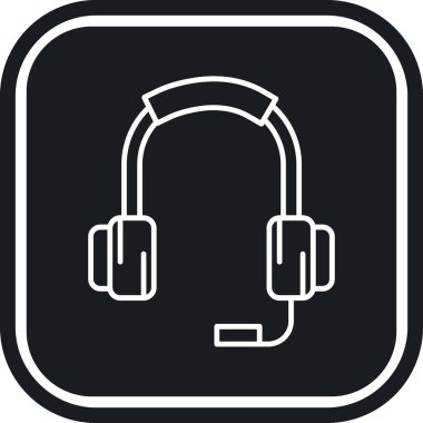 Vektör kulaklık simge tasarlamak
