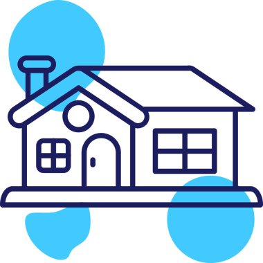 ev simgesi vektör illüstrasyonu