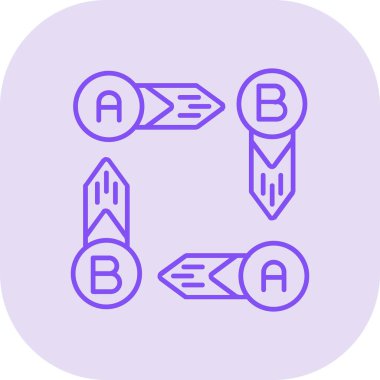 Oklar. Web simgesi basit illüstrasyon