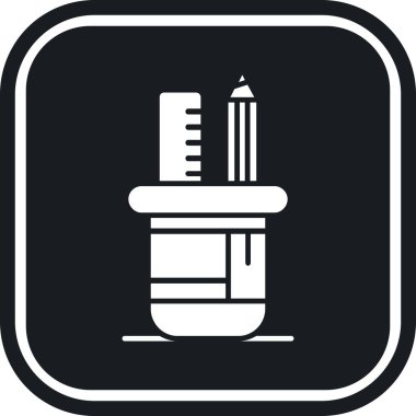 test tübü ikon vektör çizimi