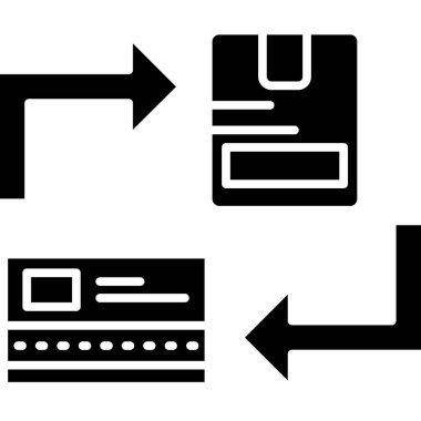 bilgisayar web simgesi, vektör illüstrasyonu