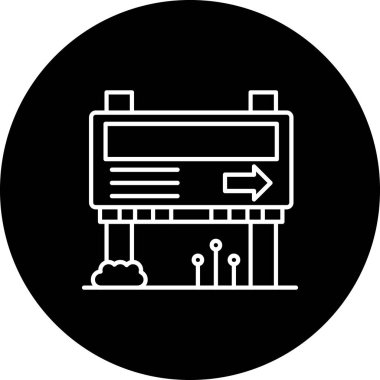 Yapı vektörü simgesi modern basit illüstrasyon