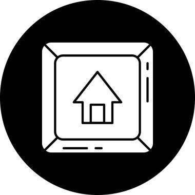 ev simgesi vektör illüstrasyonu