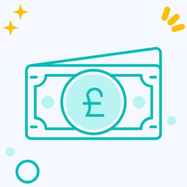 Dolar işareti. Web simgesi basit illüstrasyon