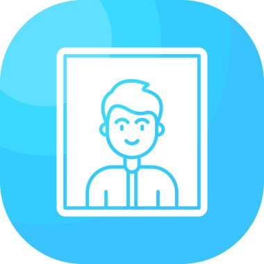 avatar erkek simgesi, vektör illüstrasyon tasarımı