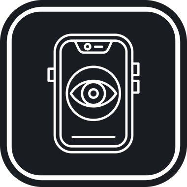 akıllı kamera vektör simgesi