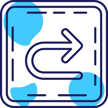 Arrow vektör simgesi illüstrasyonu