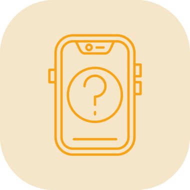 cep telefonu vektör simgesi modern basit tasarım