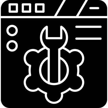 seo modern simgesinin vektör illüstrasyonu