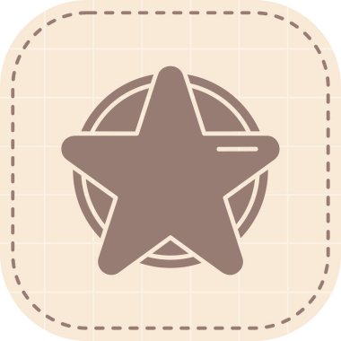 yıldız simgesi vektör illüstrasyonu