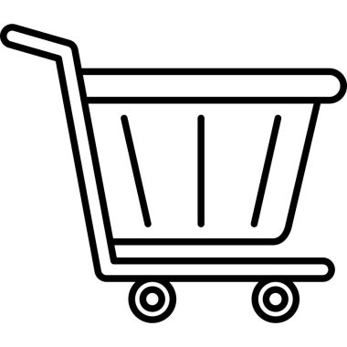 Alışveriş arabası simgesi, taslak biçimi
