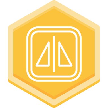 Modern simgenin vektör illüstrasyonu