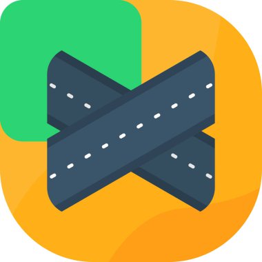 Yol trafik ışığı simgesi - taslak biçimi