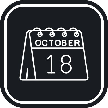 Ekim 'de yazıtlı takvim