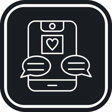 vektör cep telefon simgesi