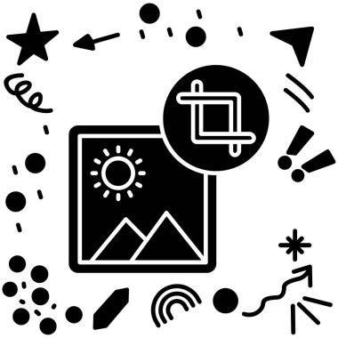 seo modern simgesinin vektör illüstrasyonu