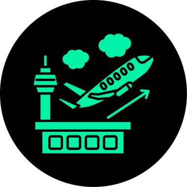 Uçak. Web simgesi basit illüstrasyon