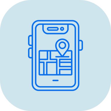 mobil uygulama simgesi, vektör illüstrasyonu