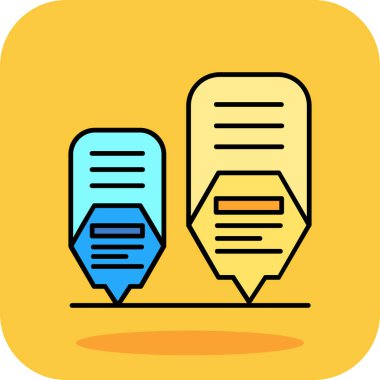 belge dosya simgesi vektör çizimi çizimi