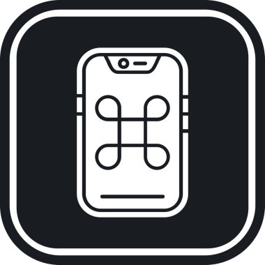 Kişisel ve ticari kullanım için vektör mobil simgesi.