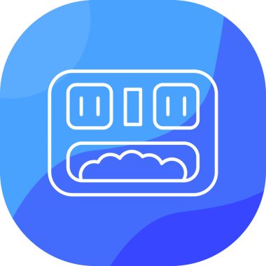 ekmek Ağı simgesi basit vektör illüstrasyonu