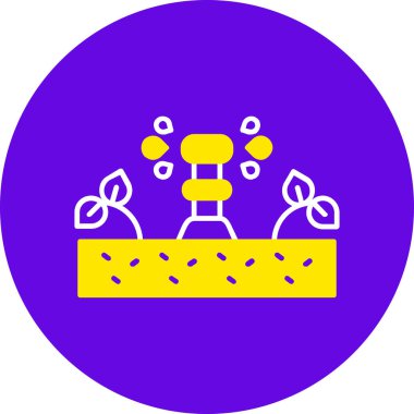 Çiçek modern simgesinin vektör illüstrasyonu