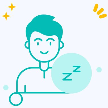 Uyuyan Adam simgesi, taslak biçimi